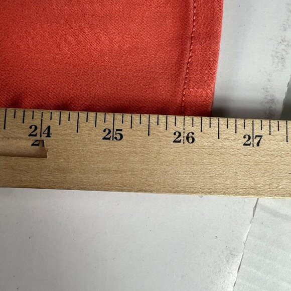 Not Your Daughters Jeans Women's 34x26* Billie Mini Boot Cut Orange Denim Tag 10 - Picture 12 of 16